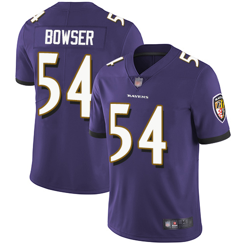 Baltimore Ravens Limited Purple Men Tyus Bowser Home Jersey NFL Football #54 Vapor Untouchable->baltimore ravens->NFL Jersey